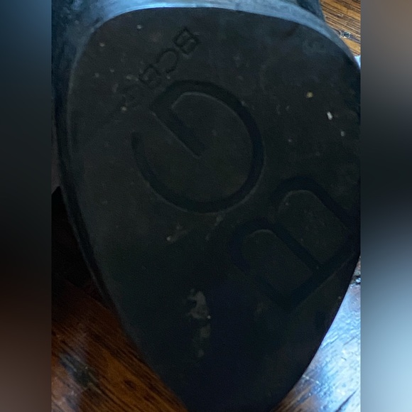 BCBG Generation Black Suede Ankle Boots Size 6.5 - Picture 9 of 12